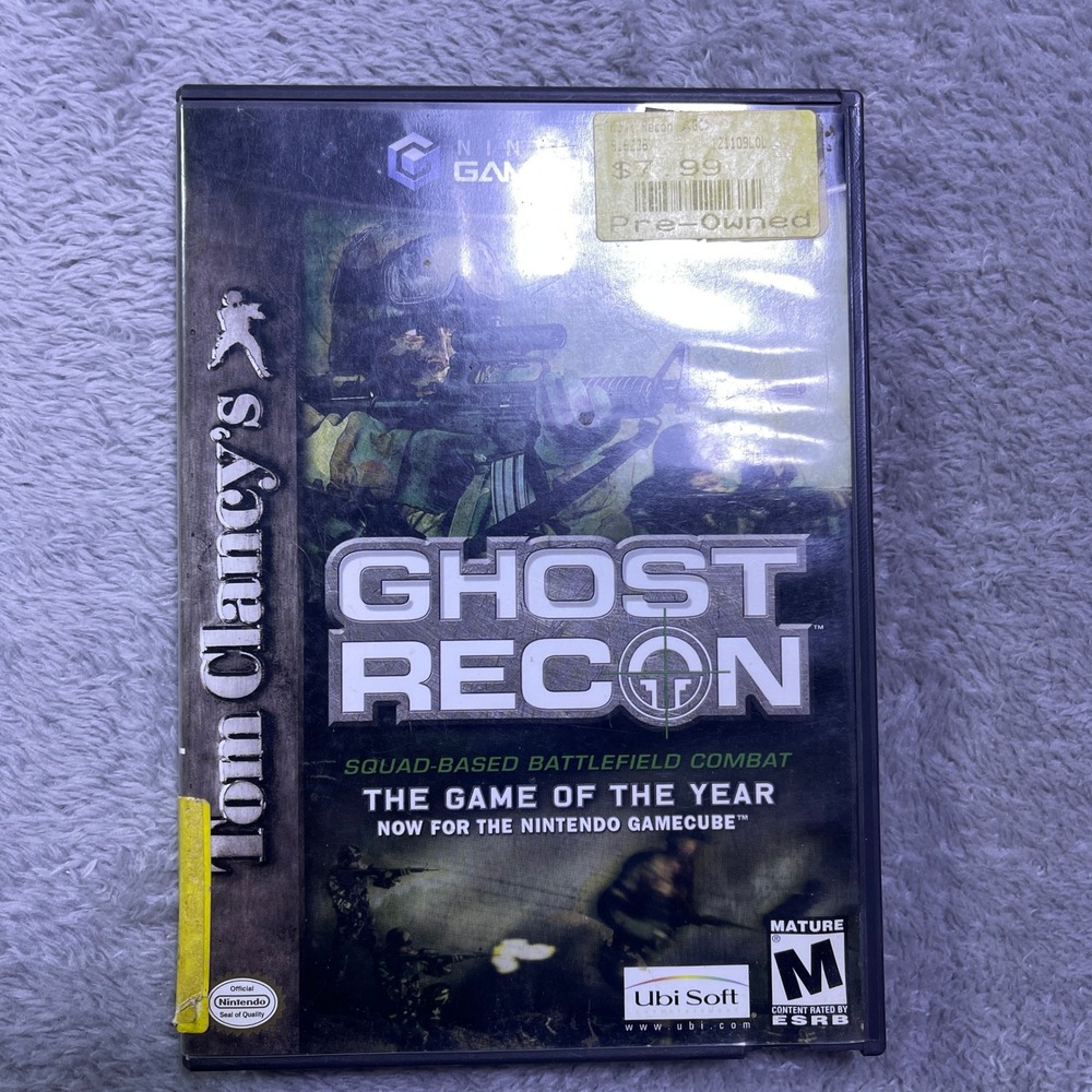 Tom Clancy's Ghost Recon Nintendo GameCube Video Game Complete‎ CIB